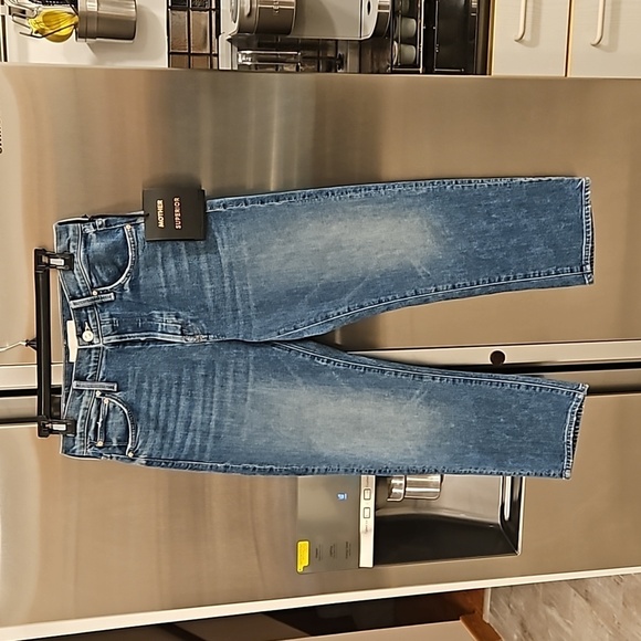 💕MOTHER SUPERIOR💕 The Ditcher Crop Jeans ~ Running With Scissors 25 NWT - Picture 11 of 16